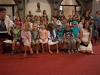Fest 70 Jahre Pfarrkindergarten Gersthof in und um die Pfarrkirche.
