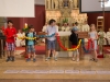 Fest 70 Jahre Pfarrkindergarten Gersthof in und um die Pfarrkirche.