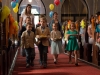 Fest 70 Jahre Pfarrkindergarten Gersthof in und um die Pfarrkirche.