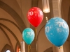 Fest 70 Jahre Pfarrkindergarten Gersthof in und um die Pfarrkirche.