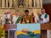 Messe mit Abschied von Kaplan Suresh in der Pfarrgemeinde Gersthof-St. Leopold (Wien 18.) am 30.08.2020