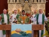 Messe mit Abschied von Kaplan Suresh in der Pfarrgemeinde Gersthof-St. Leopold (Wien 18.) am 30.08.2020