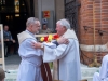 Messe mit Danksagung für Norbert Rodt als Pfarrer von Gersthof-St.Leopold für 44 Jahre - Neu bestellter Pfarre P. Arkadiusz Zakreta und sein Vorgänger Msgr. Dr. Norbert Rodt