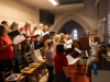 Der Chor Allgro Vivace begleitete wieder einmal stimmungsvoll den Gottesdienst -- "Eingangsfest" in das Gemeindejahr 2021/22 der Pfarre Gersthof-St.Leopold (Wien 18.,)