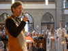 Alexander Winkler vom Pfarrgemeinderat dankt P. Matthias für die sechs in der Pfarre aktiv mitgelebten Jahre und wünscht ihm einen guten Start in der Pfarre Freilassing