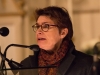 Doris Buchner als Evangelistin in der WelturauffÃ¼hrung des Oratoriums âLebendiges Wasserâ der Komponistin Ana SzilÃ¡gyi mit Texten von Peter Rettinger am 18. Oktober 2014 in der Pfarrkirche Gersthof-St.Leopold, Wien 18., Ãsterreich