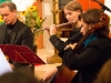 Das Ensemble der WelturauffÃ¼hrung des Oratoriums âLebendiges Wasserâ der Komponistin Ana SzilÃ¡gyi mit Texten von Peter Rettinger am 18. Oktober 2014 in der Pfarrkirche Gersthof-St.Leopold, Wien 18., Ãsterreich