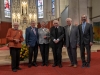 Verleihungs des Stefanusordens an Mitarbeiter der Pfarre Gersthof durch Weihbischof Dr. Helmut Krätzl - DI Margarete Krenn, Paul Marhofer, Gerti Schulz, WB Krätzl, Dr. Heinrich Bica, Mag. Peter Kucera (v.l.n.r.)