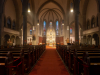 Heimgehen nach der Morgenfeier des Ostergottesdienstes der Pfarrgemeinde Gersthof-St.Leopold - 3. und 4. April 2021