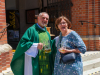 Pfarrfest Gersthof 2026: Pfr. Arkadiusz und die frühere Pastoralassistentin Gerda