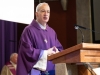 Caritas-Österreich Präsident Dr. Michael Landau bei seiner Predigt im Gottesdienst zum Abschluss der Weihnachtspaketaktion der Pfarre Gersthof-St.Leopold (Wien 18., Österreich)
