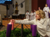 Maria Kissich (Caritas Gersthof) bei Gottesdienst zum Abschluss der Weihnachtspaket-Aktion 2023, Pfarre Gersthof