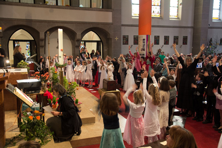 Mehr als 50 Kinder feierten Kommunionfest