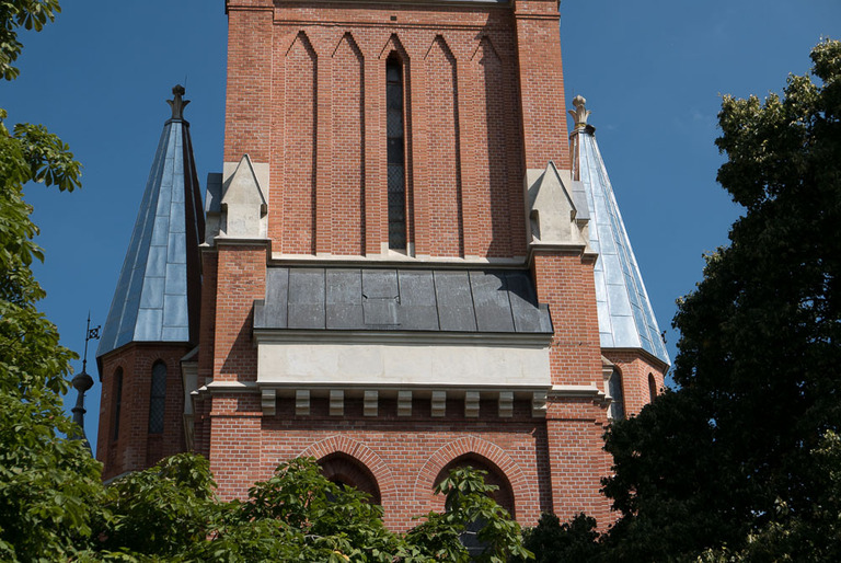 Bauarbeiten an der Pfarrkirche