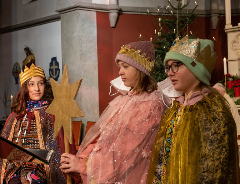 Die Sternsinger sind unterwegs