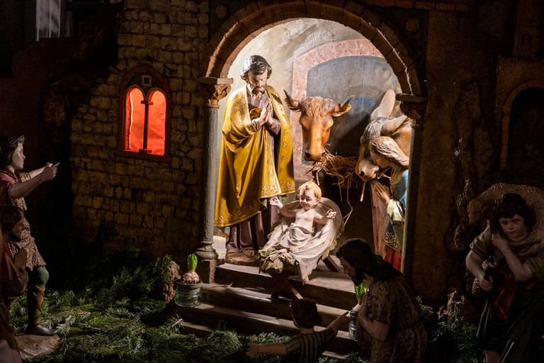 Weihnachten ist da, mit Jesus in unserer Mitte