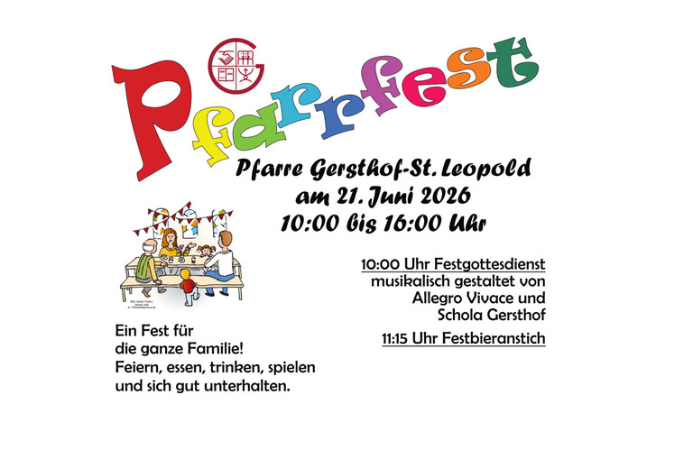 Pfarrfest – 21. Juni 2026 – mit Programm